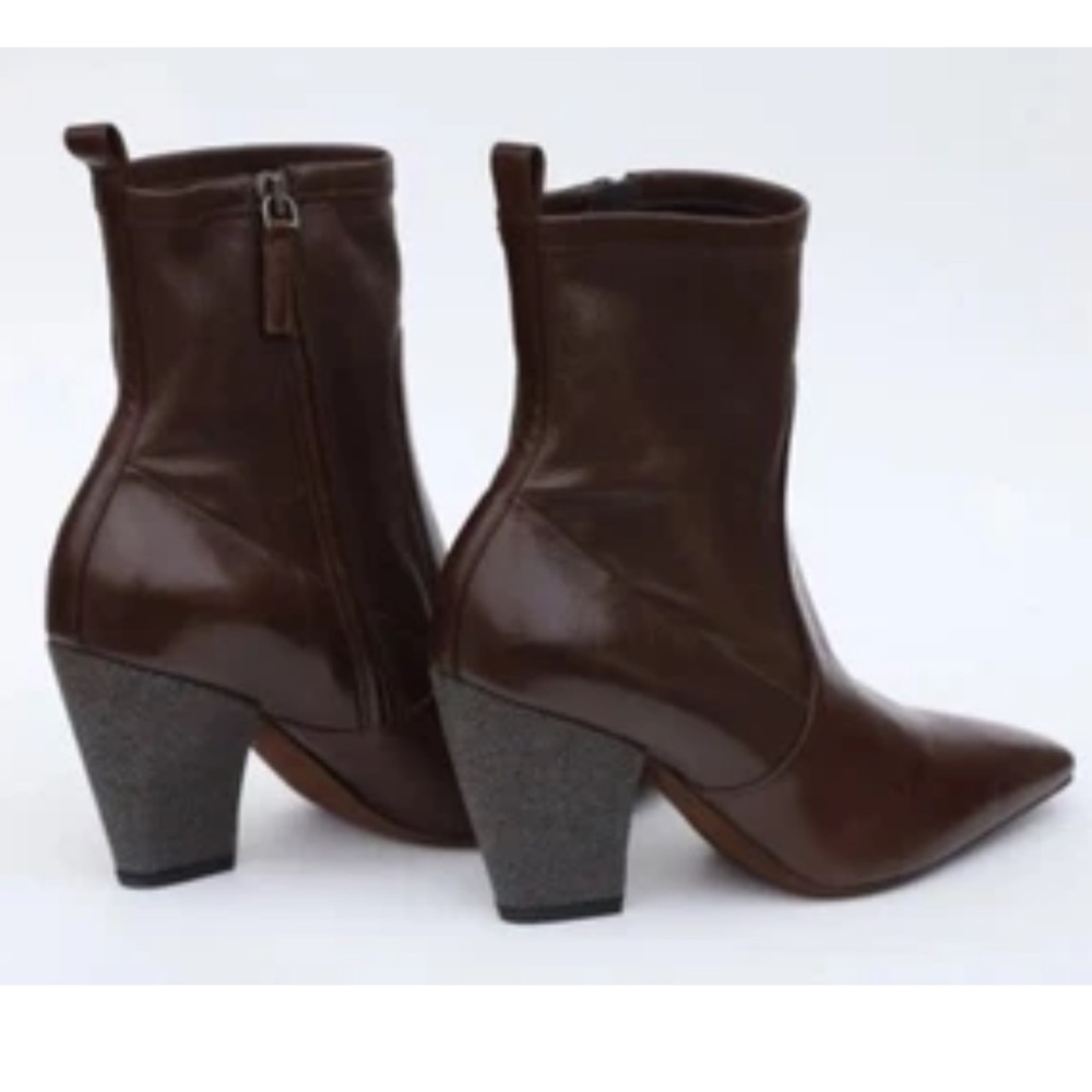 Brunello Cuccinelli Brown Leather Boots - Picture 11 of 13